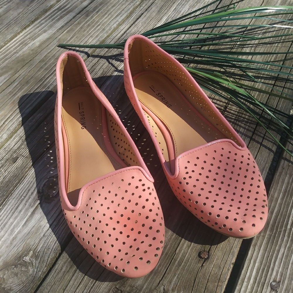 Call it spring pink loafers!